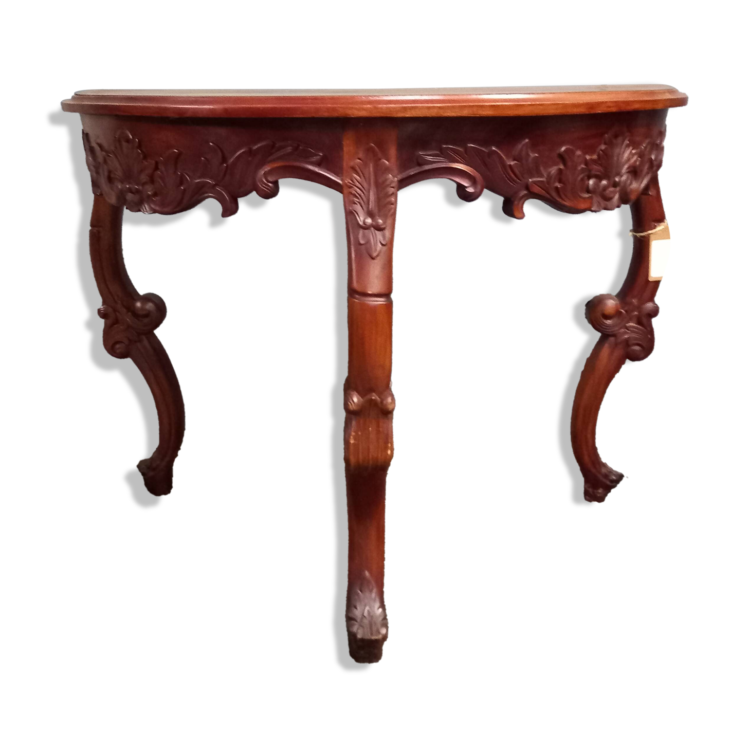 Demi Lune Baroque side table