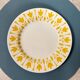Set of 6 flat plates Lys - Digoin Sarreguemines