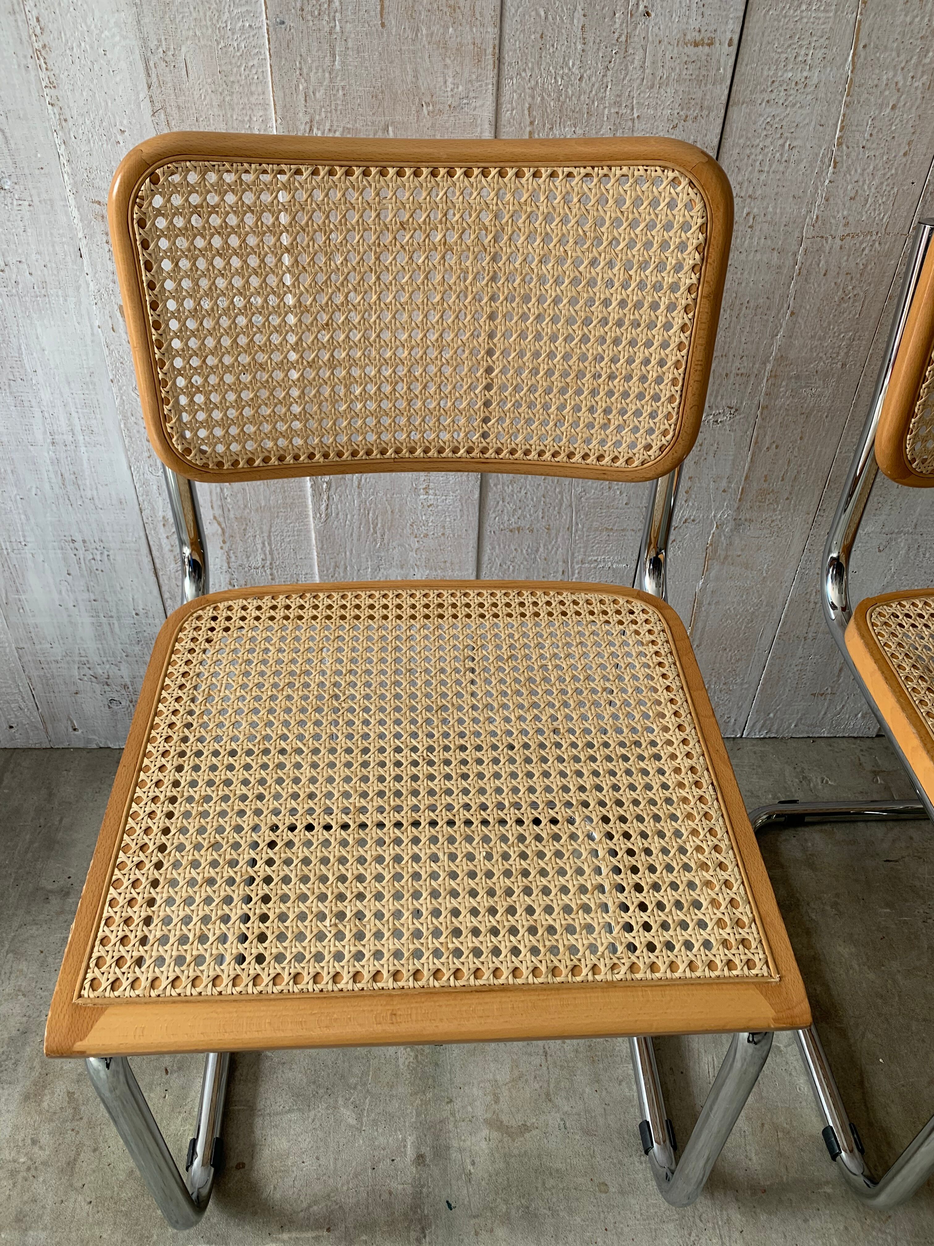 Pair of B32 Breuer chairs