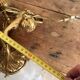 Golden bronze lustre with musical cherubs in vintage Louis XV style - lighting