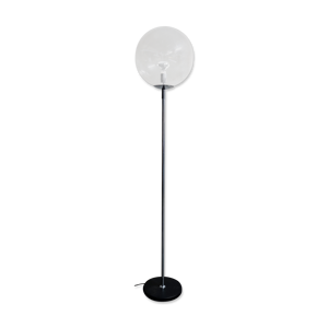 lampadaire en verre fumé
