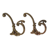 Pair of vintage coat hooks