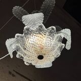 Lustre art déco barovier et toso, en verre de murano, années  1940