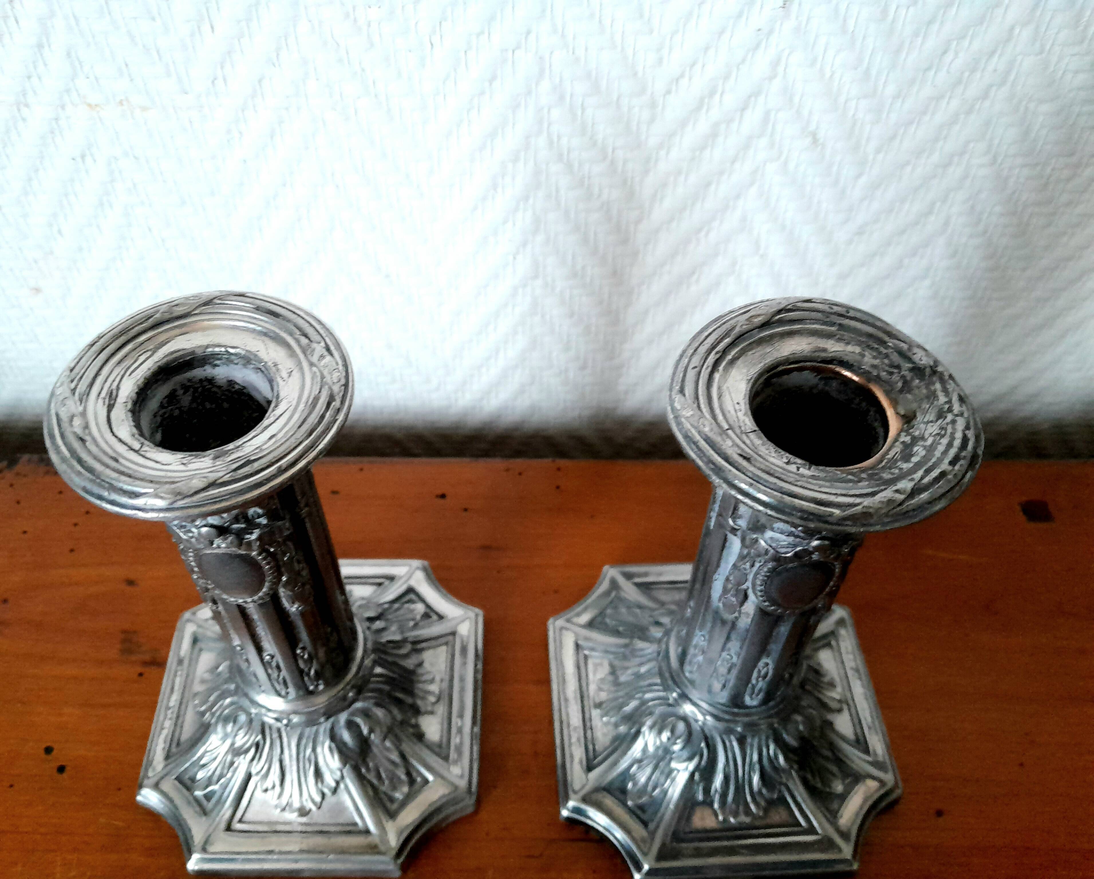 Pair of candlesticks by Victor Saglier 19th century