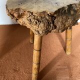 Brutalist tripod stool