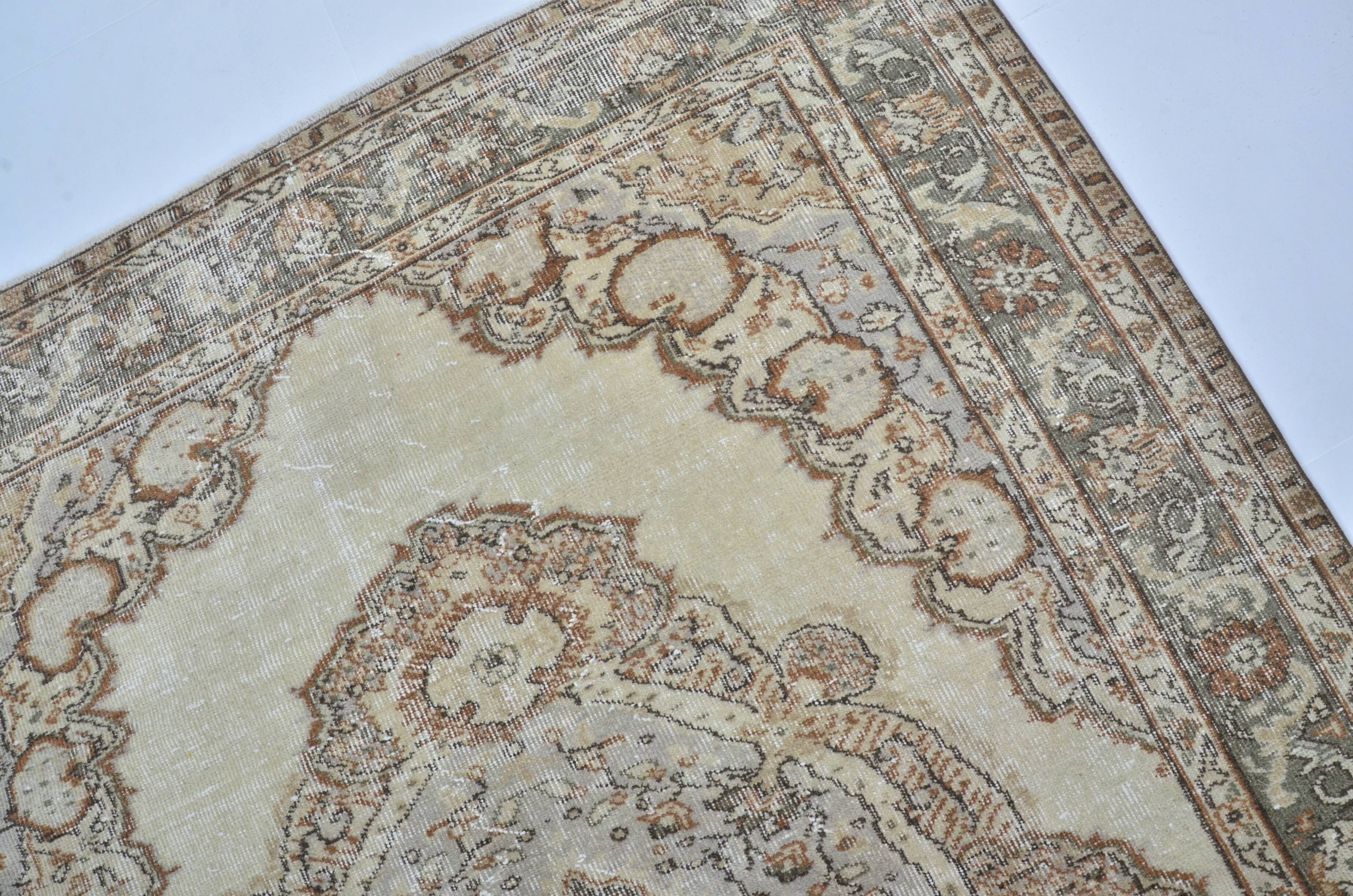 Tapis vintage turc Oushak sku 3273