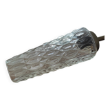 3-light glass globe chandelier, known as "tulip" glass.