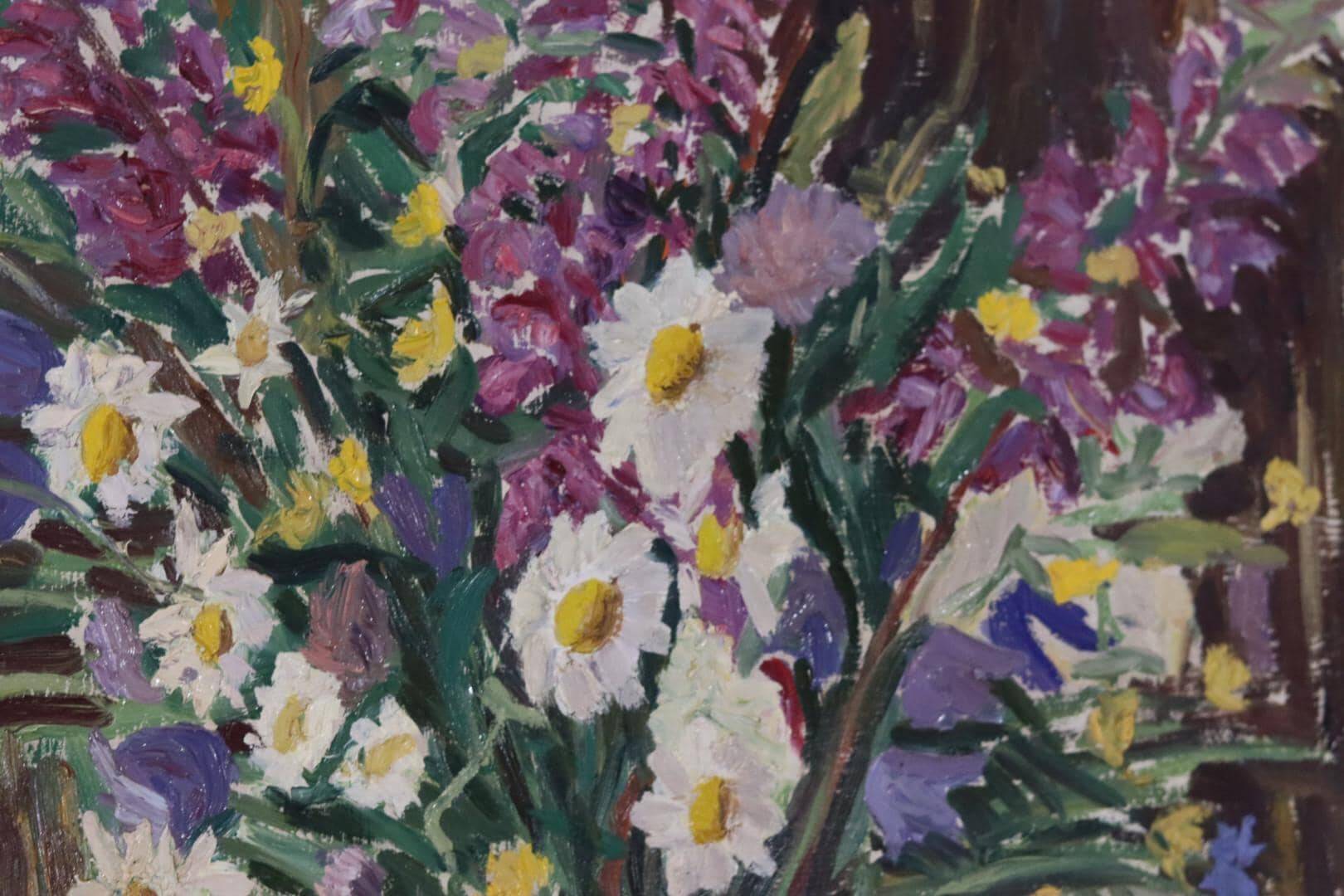 Nature morte de fleurs par Bertil Lundgren