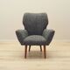 Fauteuil gris, design italien, années 1970, production : Italie