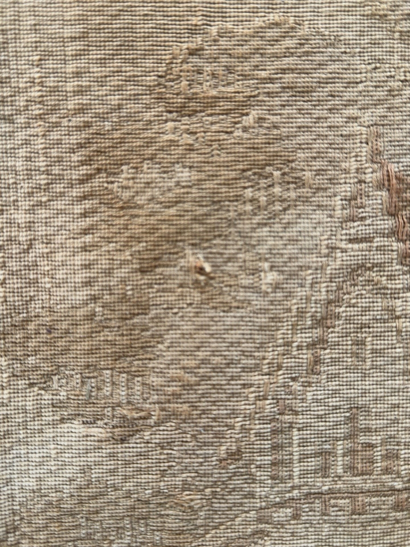 Ancient French Gobelin tapestry – Gallant scene – Early 20th century