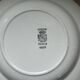 Antique hollow plate Digoin Sarreguemines Art Deco decoration in burgundy
