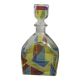 Rare vintage carafe bottle Luigi Bormioli Italy - Model "Stained-