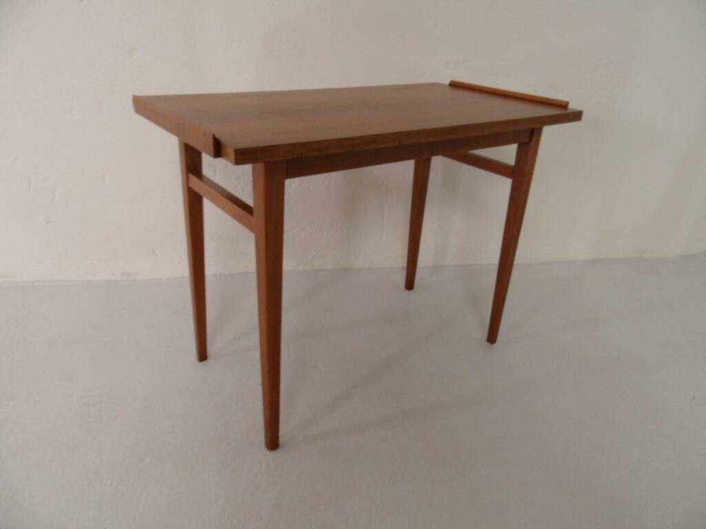 Mid Century teak wood sidetable 1950's