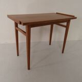 Mid Century teak wood sidetable 1950's