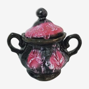 Vallauris style sugar pot