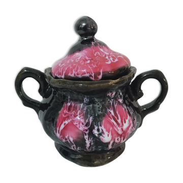 Vallauris style sugar pot