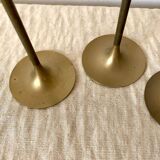 Series of brass candle holders