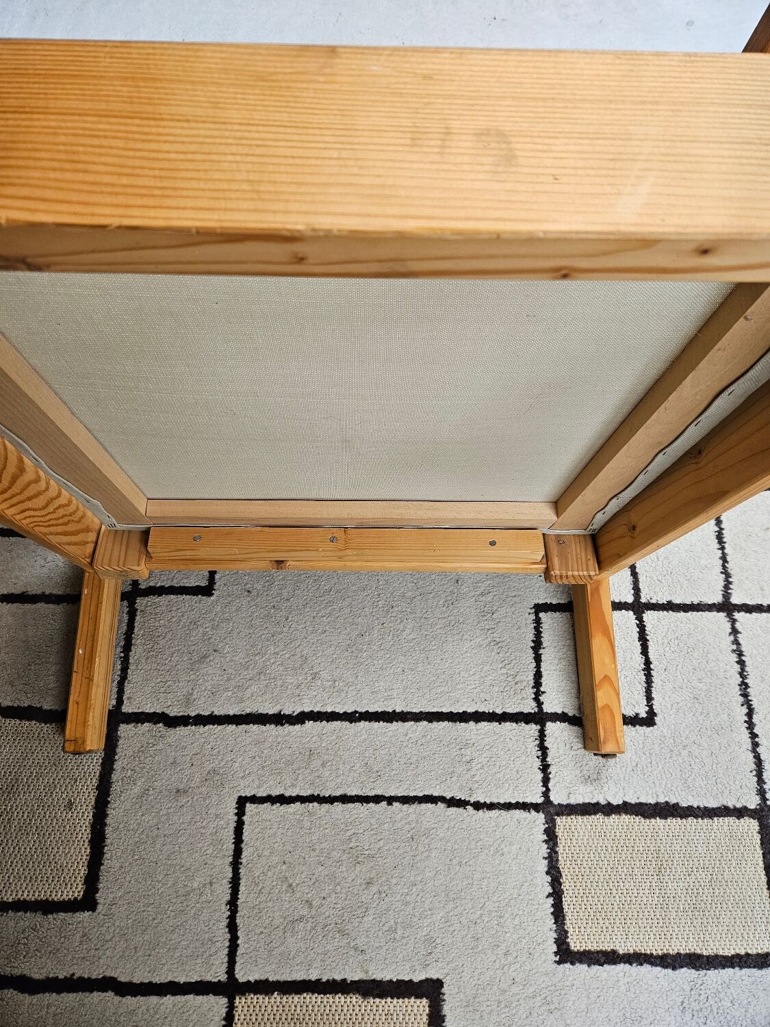 Pine fireside chair 1970