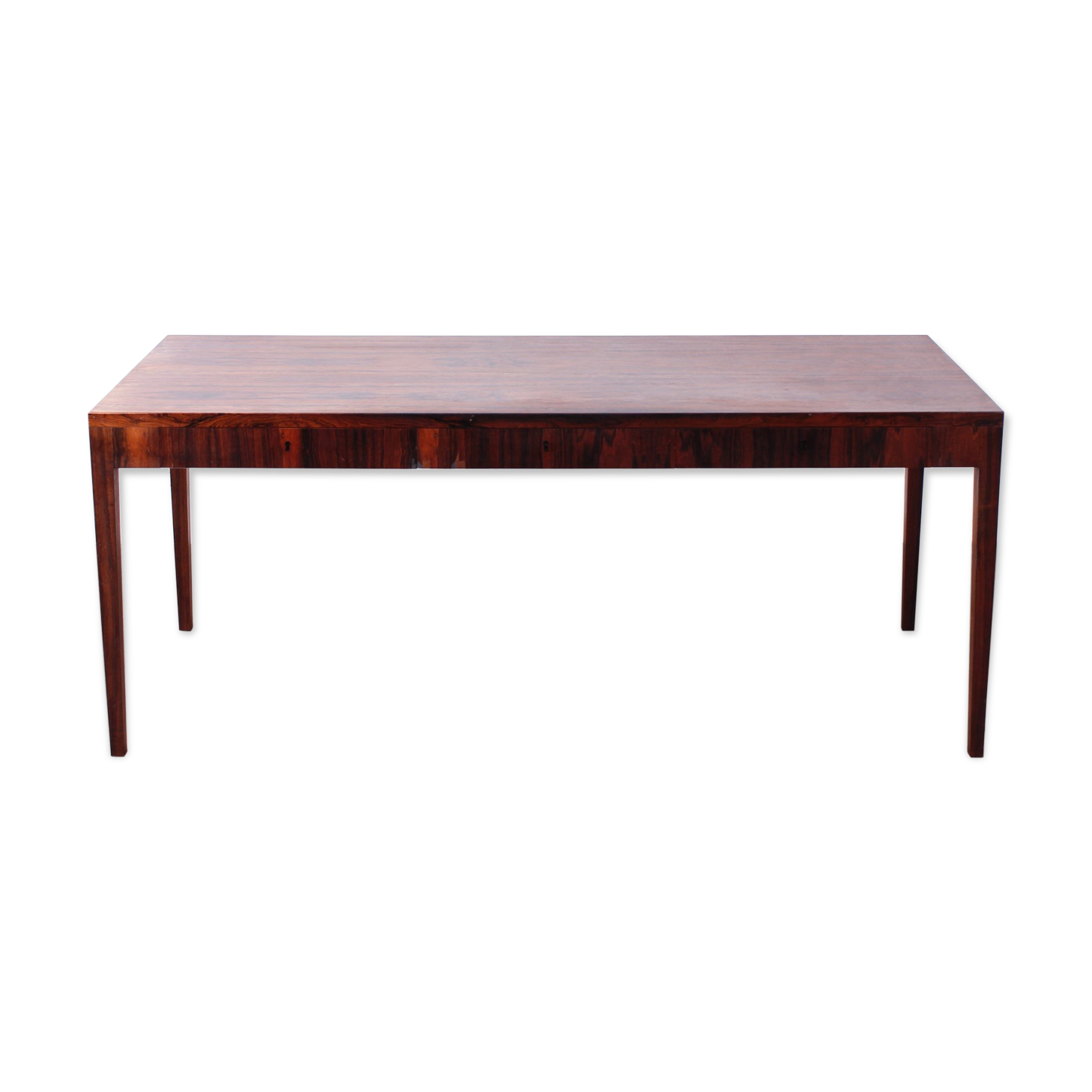 Minimalist rosewood desk by Riis Andersen