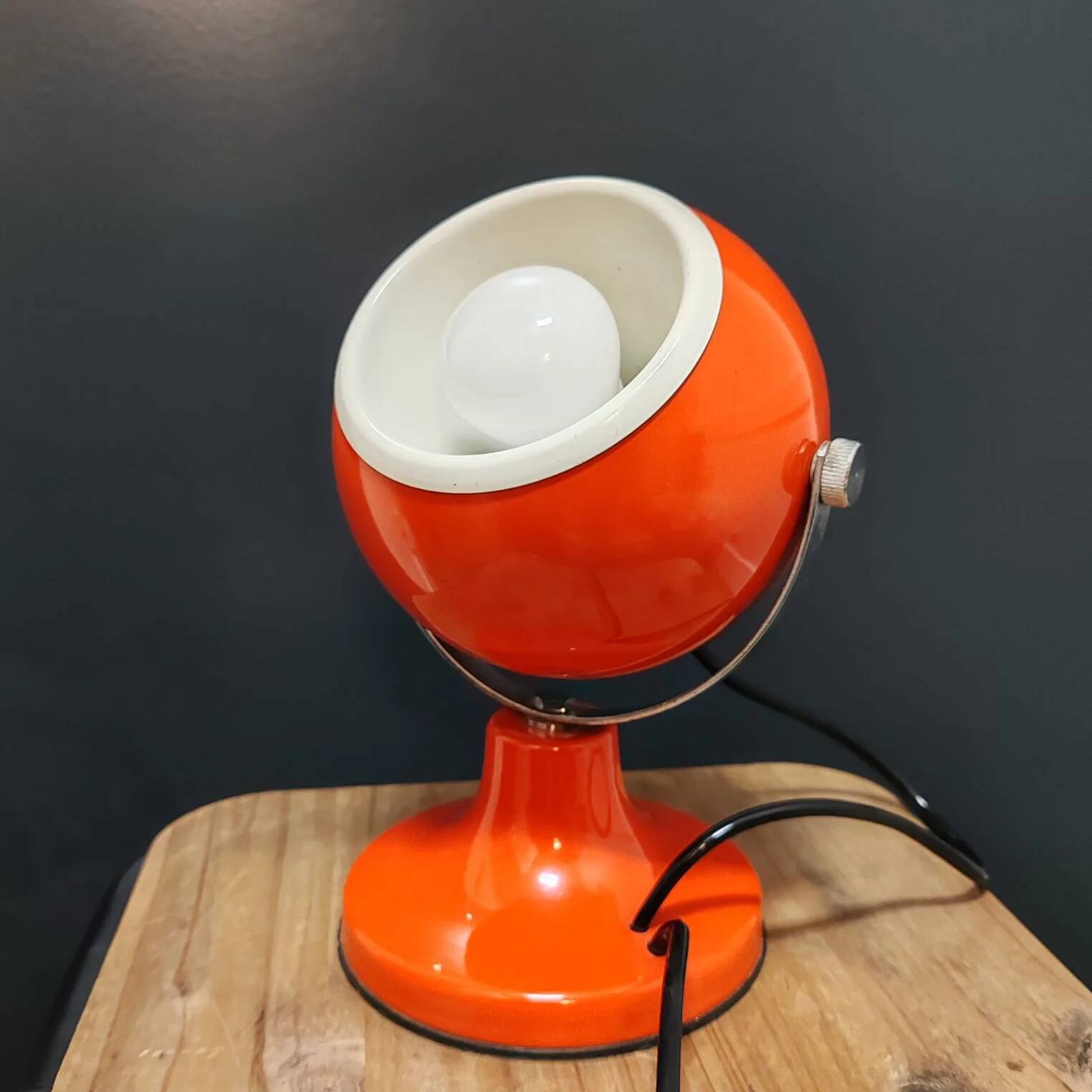 Vintage orange lamp