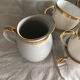 27-piece coffee and tea service in white Limoges porcelain Georges Boyer