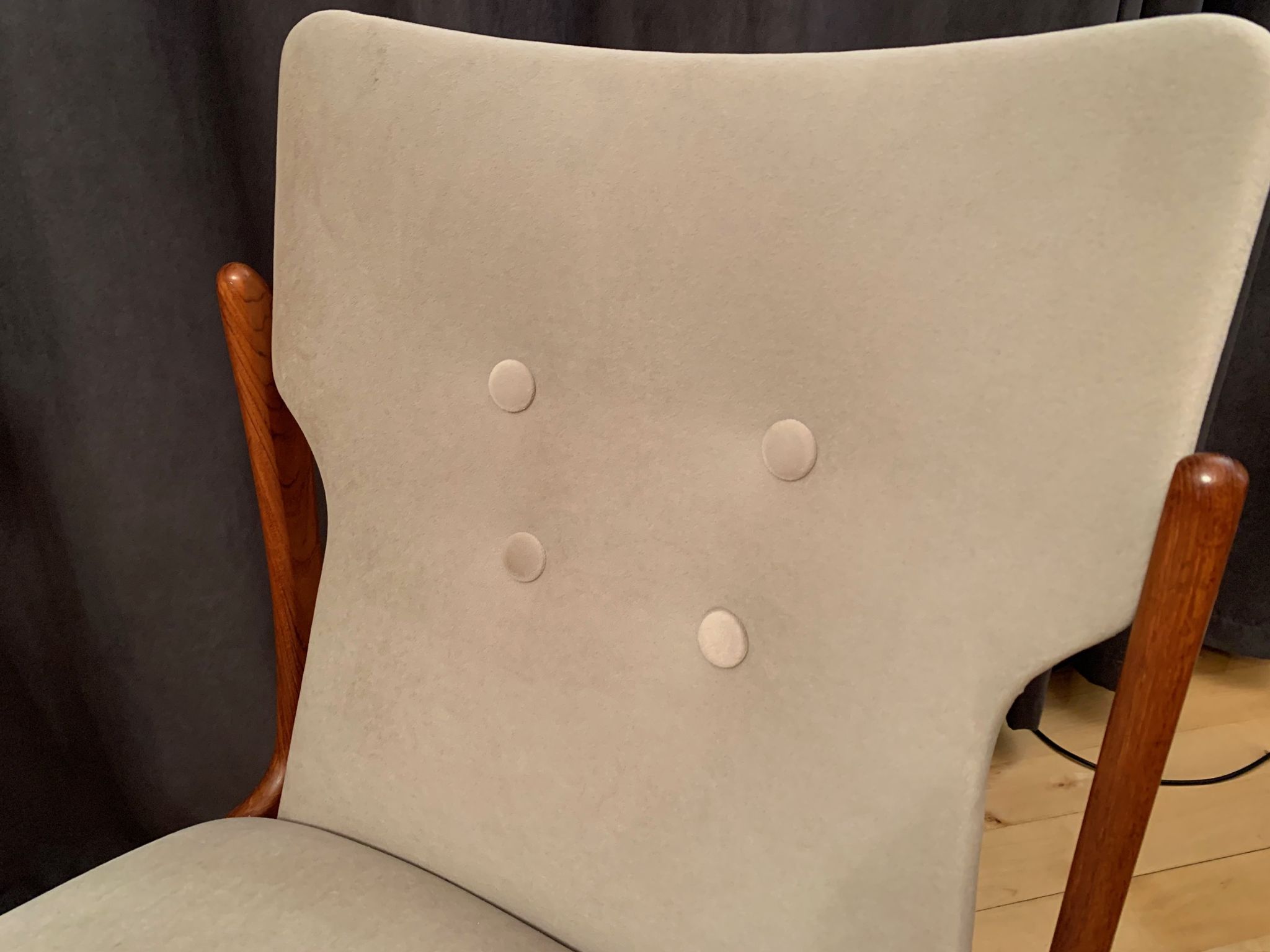 Ensemble de quatre chaises Vamdrup Stolefabrik, Danemark, années 1960