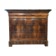 Commode de dame époque Louis Philippe en ronce de noyer vers 1830