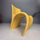 Sculptural Molded Fiberglass Chair, Europe, 1970s