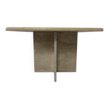 Italian Travertine Coffee Table, 1970s