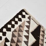 3x10 Brown Beige Persian Kilim Runner Rug, 97x324Cm