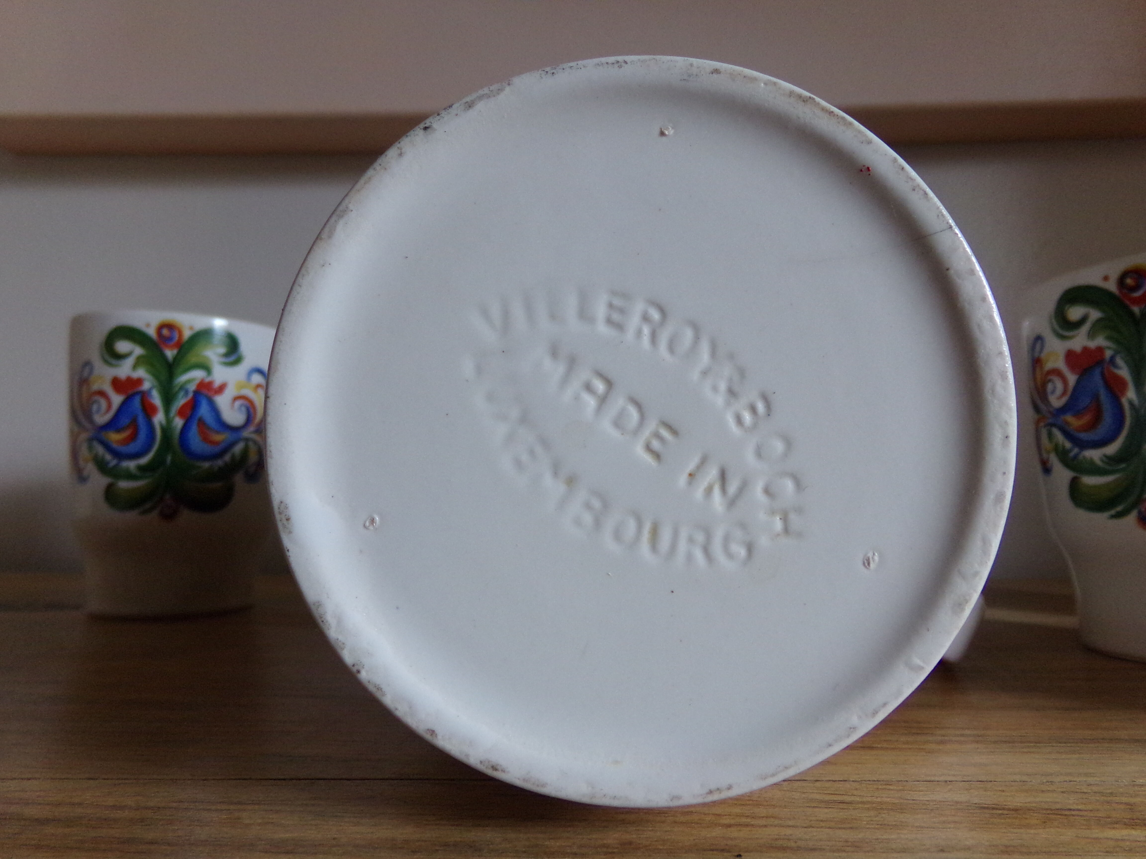 Pichet et verres Villeroy & Boch années 60