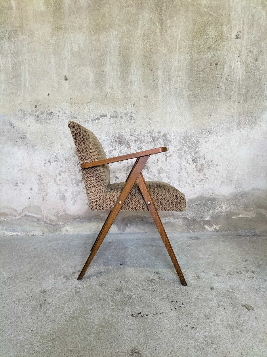 Vintage bridge armchair