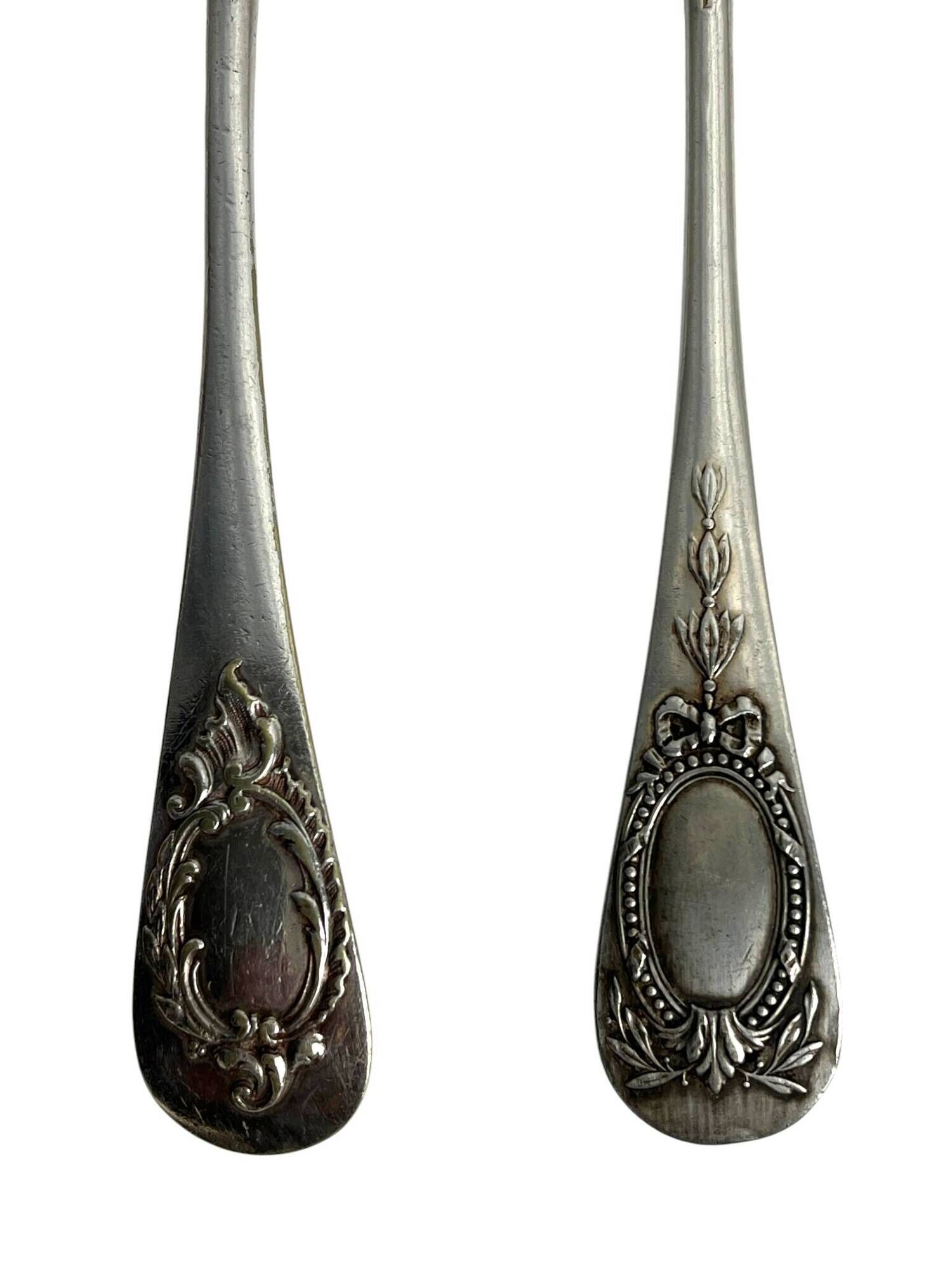 Tableware, six-piece silver-plated cutlery set by SFAM from the early 20th century.