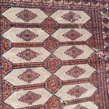 Vintage carpet pakistan drawings bokhara handmade 124x186 cm