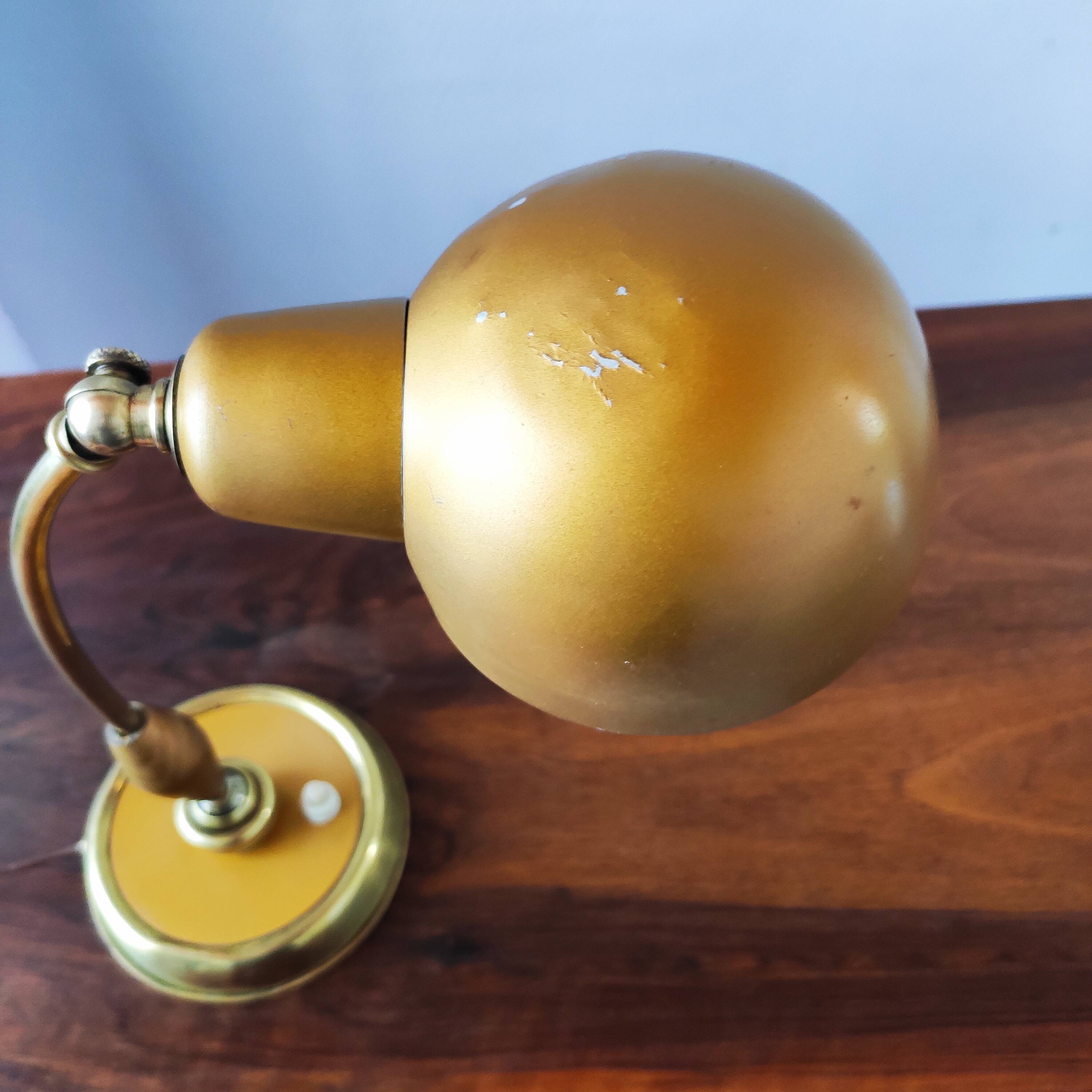 Antique Bauhaus style articulated desk lamp
