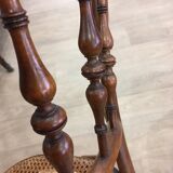 4 old wooden bistro chairs