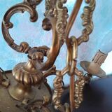 Lustre bronze 3 lampes
