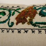 Set of two aubusson turkish kilim pillows