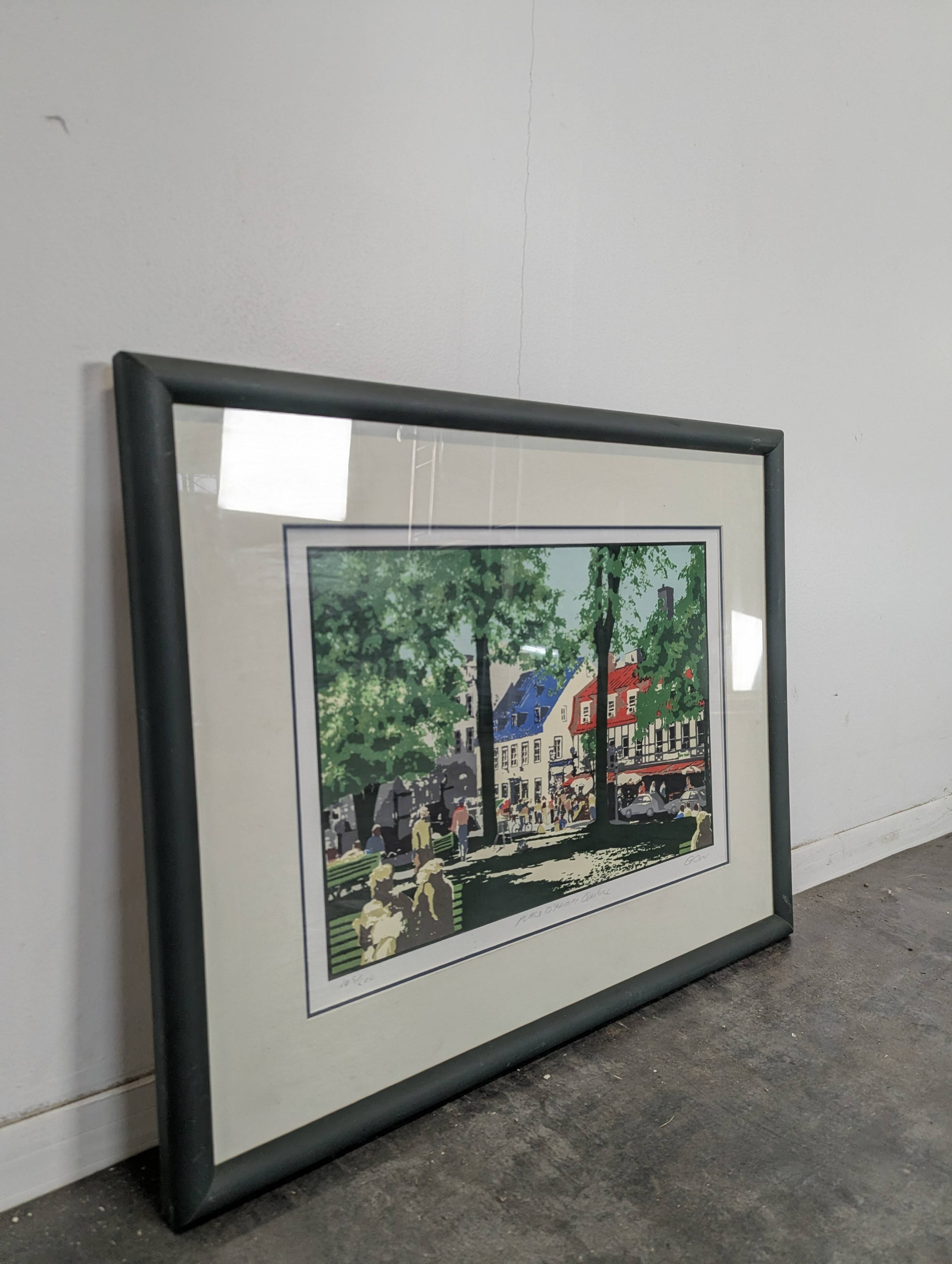 Tableau of Place d'Armes, Quebec