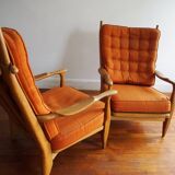 Guillerme and Chambron pair of armchairs