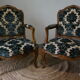 Pair of Louis XV style chairs
