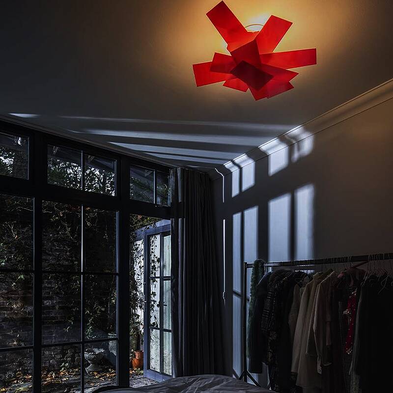Lampada da soffitto Foscarini Big Bang Rossa – Nuova ed Originale