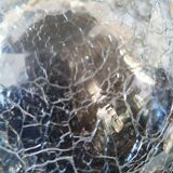 Imposing cracked glass mortar