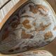 XL butterfly-shaped brass cloisonné trinket tray