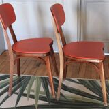 Red Baumann heart chairs