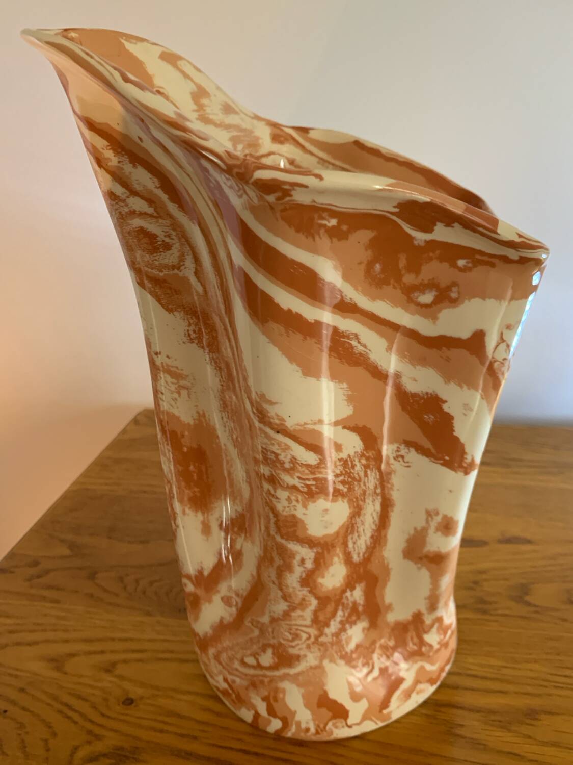 Large signed Terracotta vase
