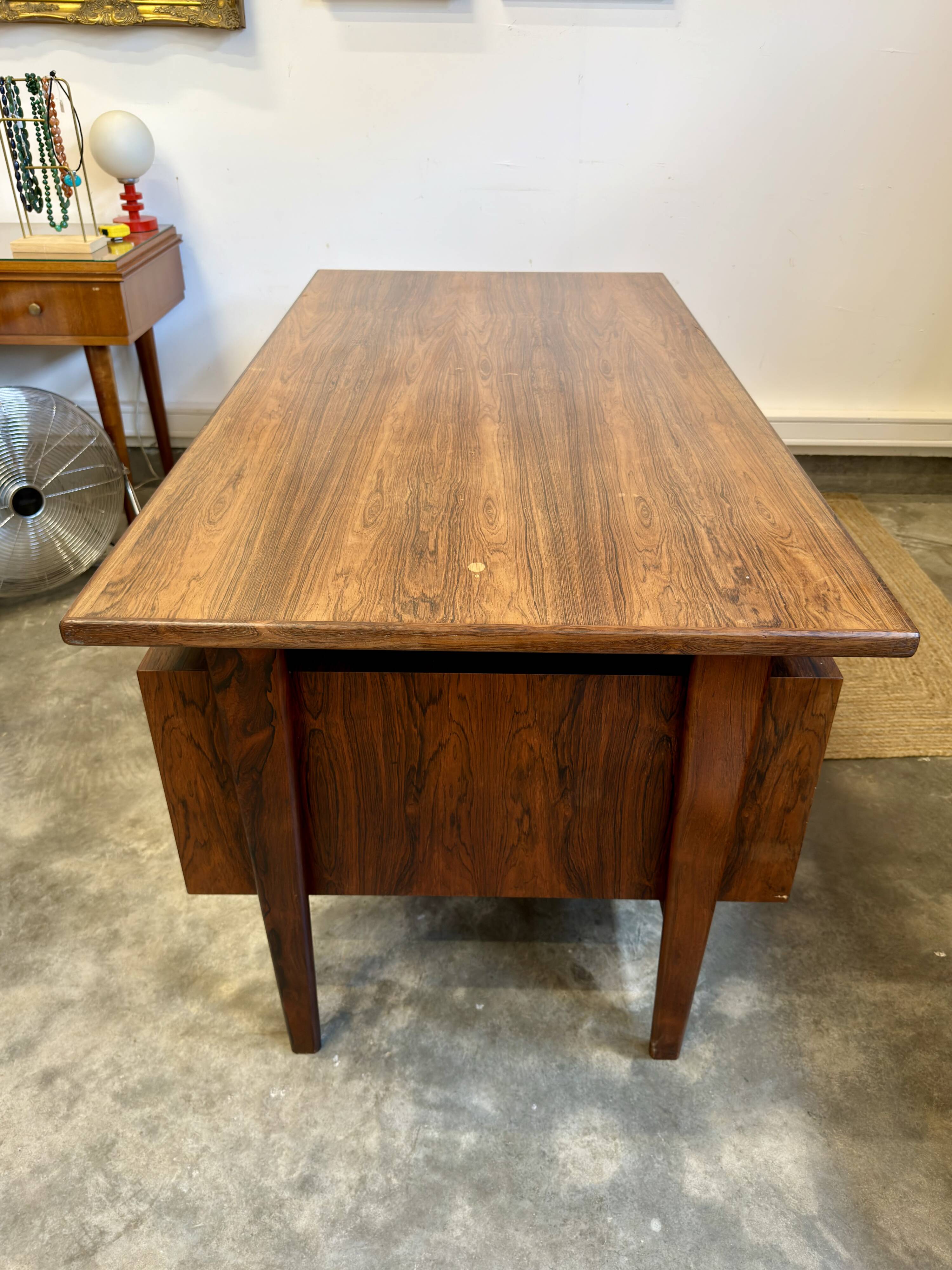 Bureau scandinave en palissandre par Kai Kristiansen pour Feldballes, 1960