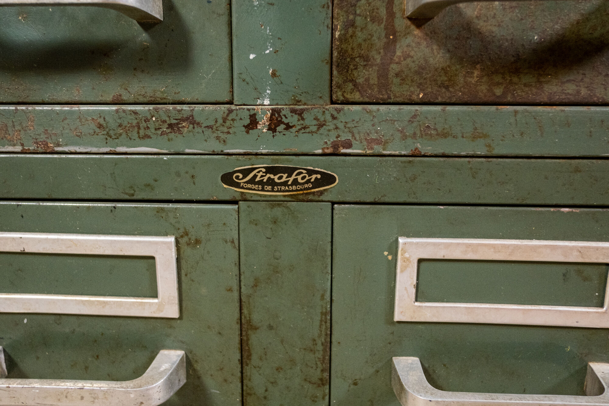 French industial Strafor chest of drawers