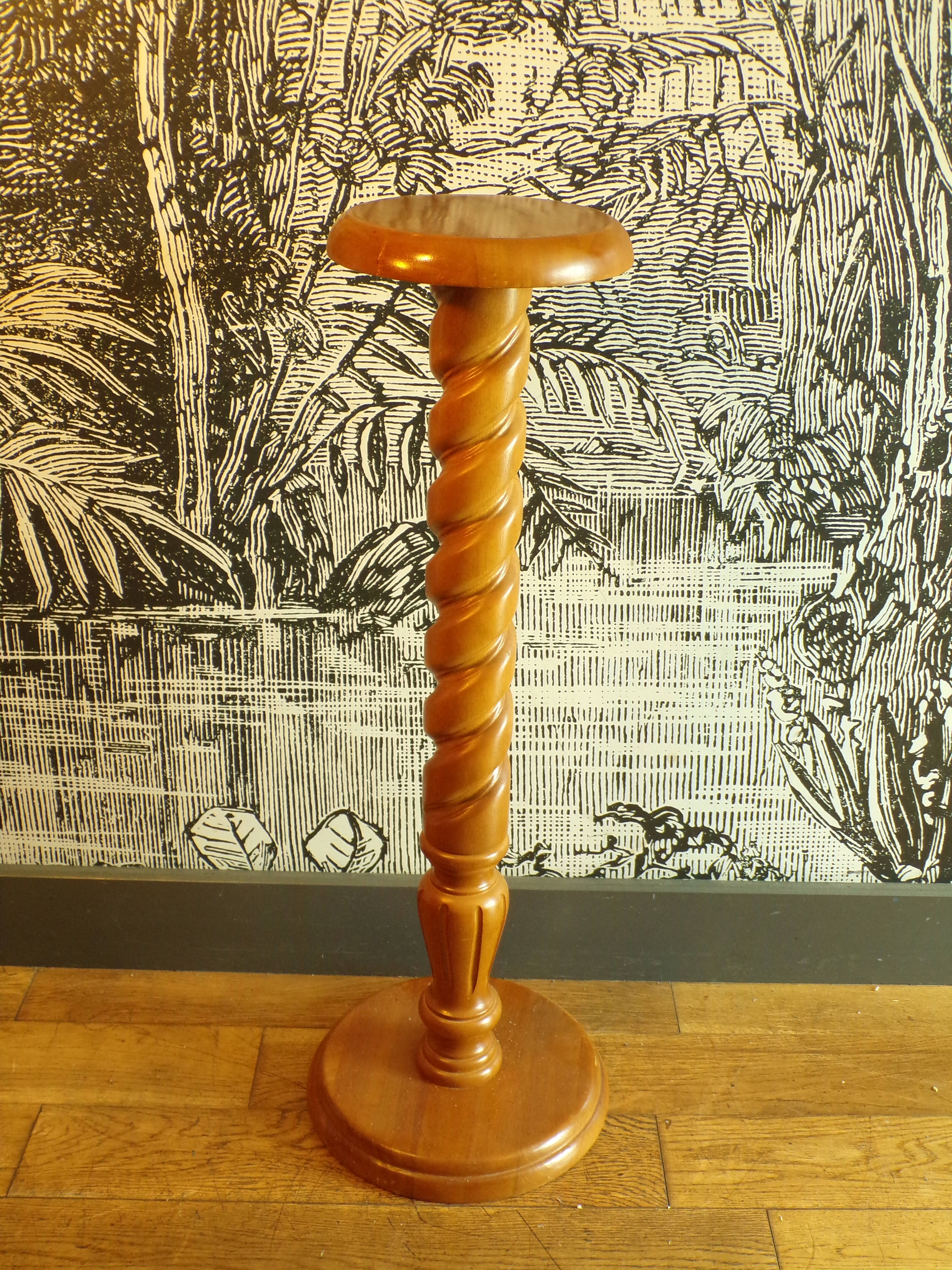 Colonne de présentation en bois h=85cm