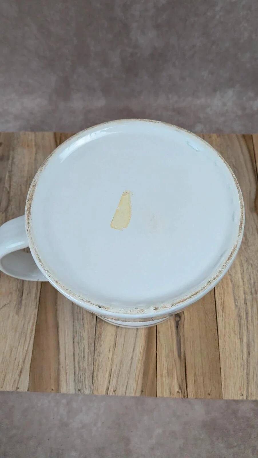 Vintage ceramic coffee pot with tree decoration – country spirit